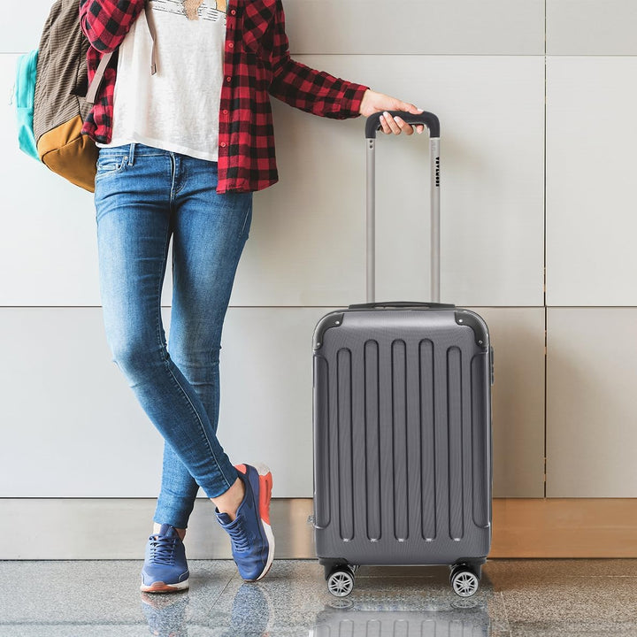 TRVLMORE Handgepäck Koffer 55x40x20cm - Koffer & Trolleys, Reisekoffer mit Rollen, Handgepäck Trolle