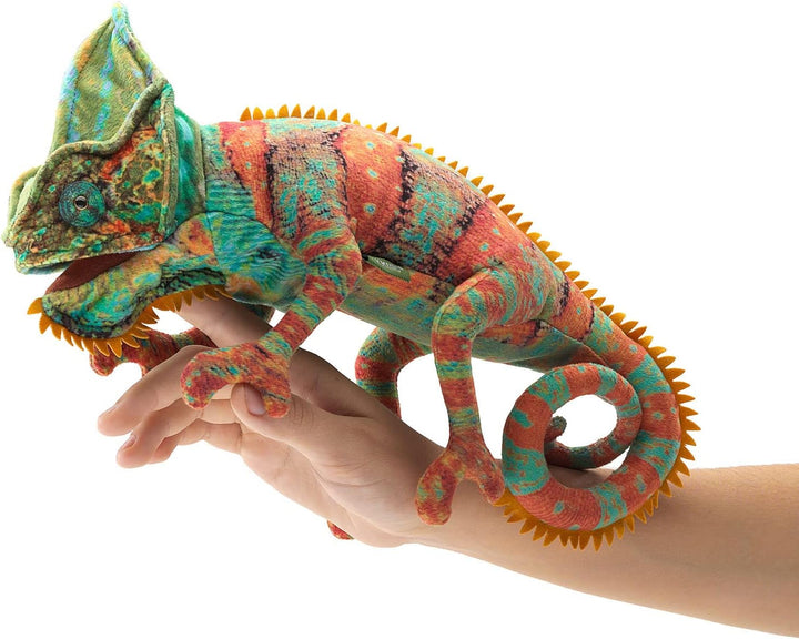 Folkmanis Handpuppe kleines Chamäleon/Small Chameleon 3153