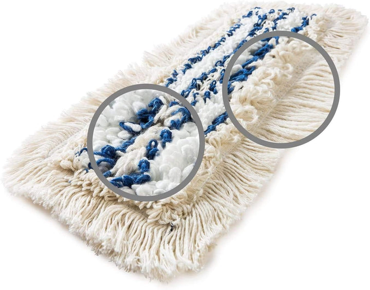 Stahlmann & Sachs 2X Profi Wischbezug für Wischmopp Mop aus 100% Baumwolle universell einsetzbar auc
