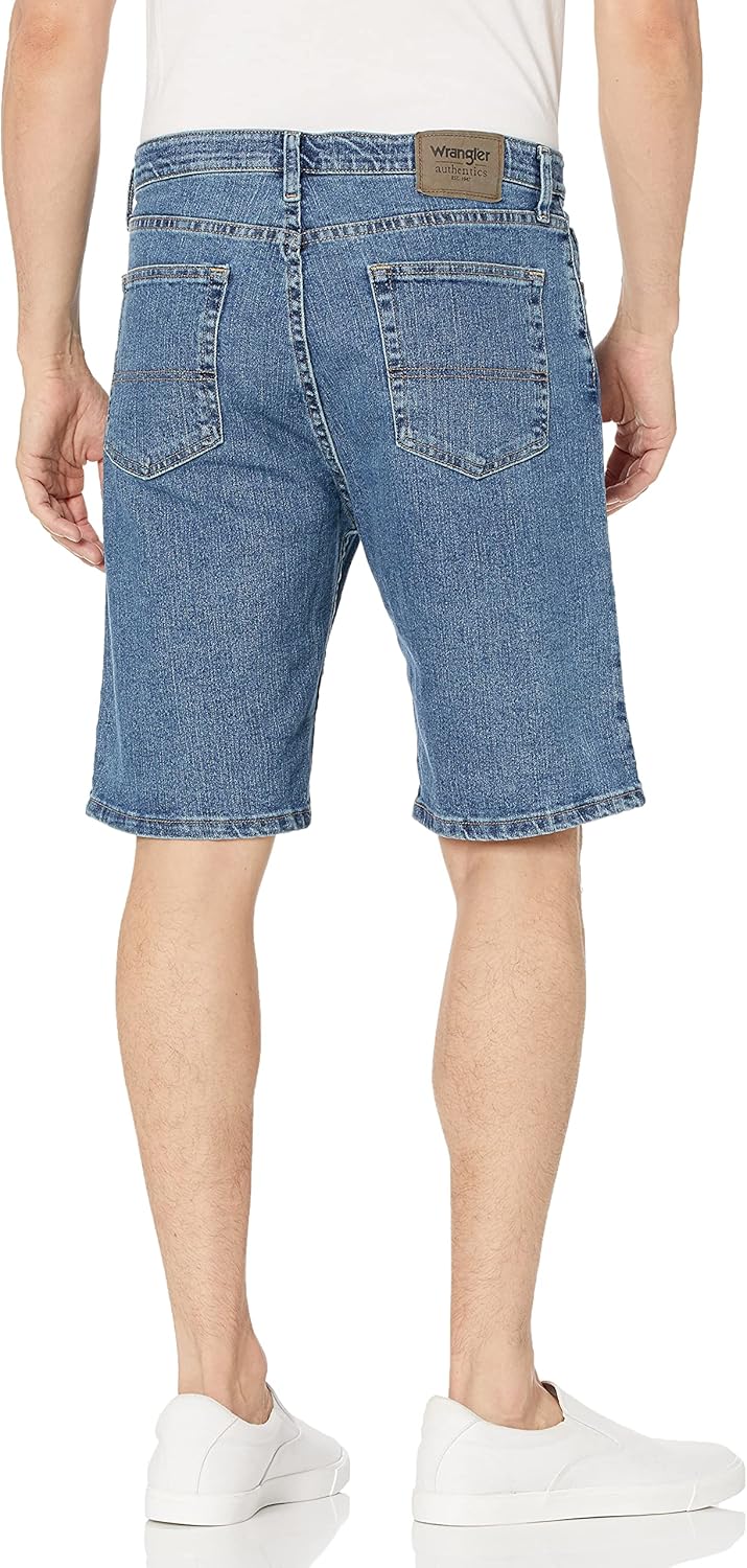 Wrangler Authentics Herren Comfort Flex Waistband Short Zm2csmx 30 Hell, Stonewashed, 30 Hell, Stone