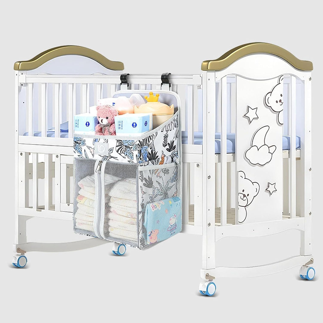 Wickeltisch-Windel-Organizer – Krippen-Windel-Organizer für Babysachen | Kinderzimmer-Organizer für