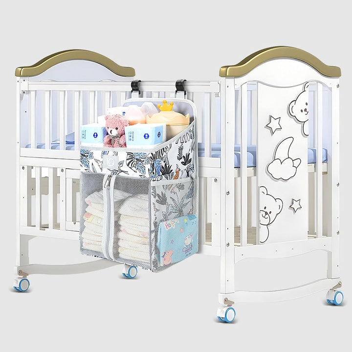 Wickeltisch-Windel-Organizer – Krippen-Windel-Organizer für Babysachen | Kinderzimmer-Organizer für