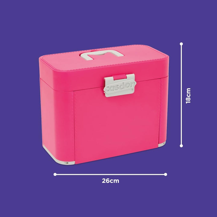 Casdon Ultimate Styling Case | Zusammenklappbarer Haarstylingkoffer für Kinder ab 3 Jahren | Enthält