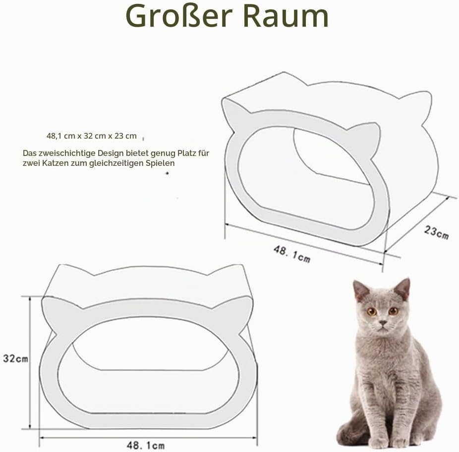 Petcheer Kratzbaum für Katzen, Loungemöbel für Katzen, mit Katzenminze