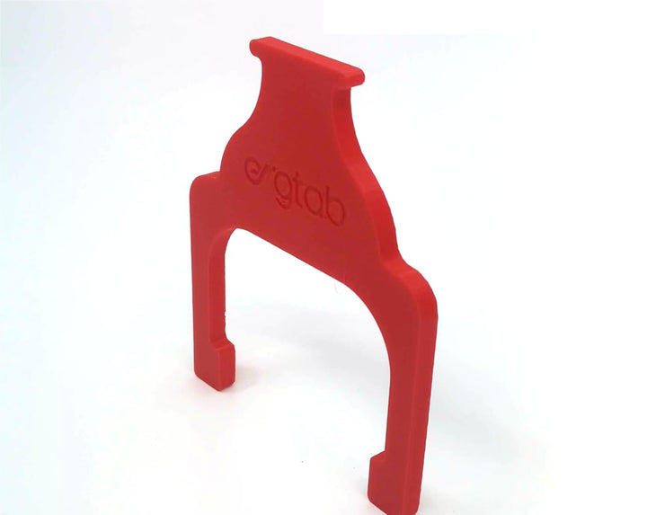 Ergtab Griffhalterung zum Schmieren der Kette kompatibel zu Concept2 Rudergeräten Rot, Rot
