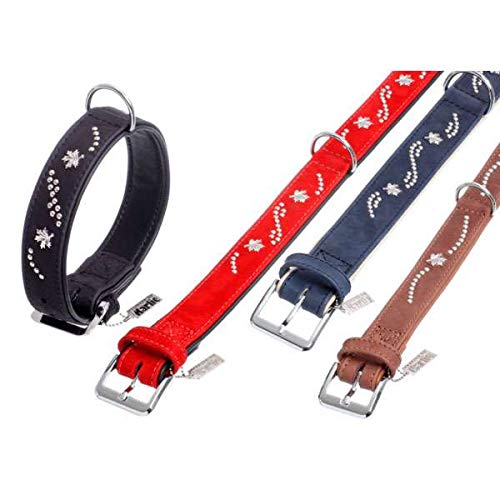 Karlie Buffalo Noble Halsband 35 mm x 55 cm rot / schwarz