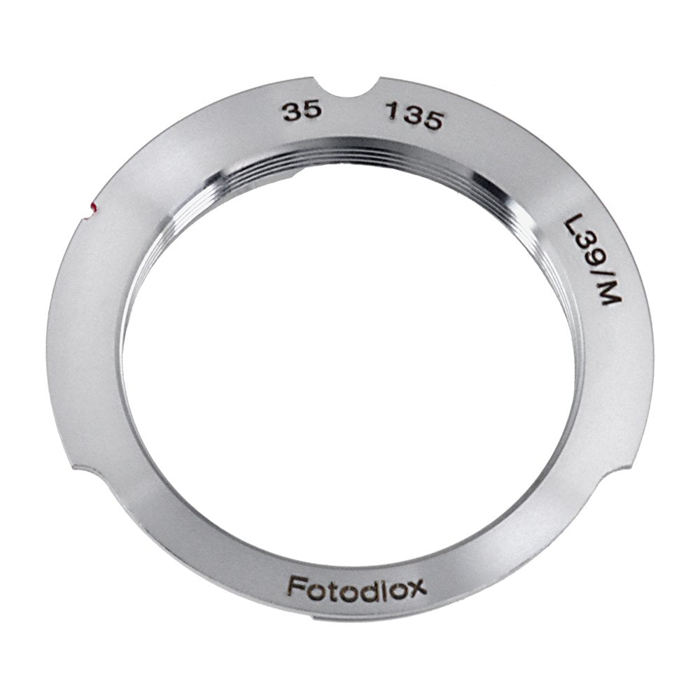 Fotodiox Lens Mount Adapter Compatible with M39/L39 (35/135mm Frame Line) Lenses on Leica M-Mount Ca