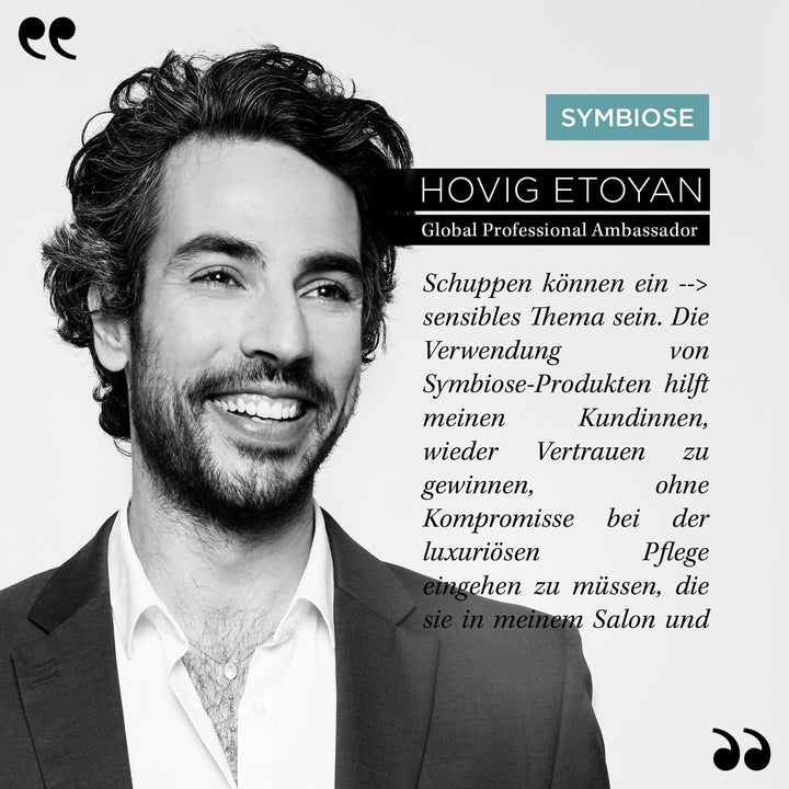 Kérastase, Symbiose, Anti-Schuppen Pflegeroutine mit Peeling, Shampoo, Haarspülung und Haarserum, Fü
