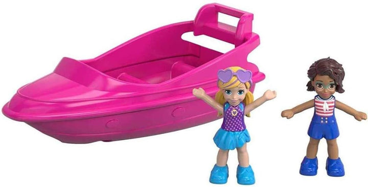 Polly Pocket FRY40 Hidden Places Strand Rucksack Spielset, Lila Single, Single