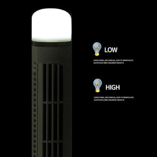 Cuifati Turmventilator für Schlafzimmer, 90° Oszillierender Persönlicher Tischventilator, 13 Zoll Kl