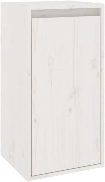 homiuse Wohnzimmer TV-Schränke 3 STK. Weiss Massivholz Kiefer Klassischen TV Schrank Set Wohnzimmer