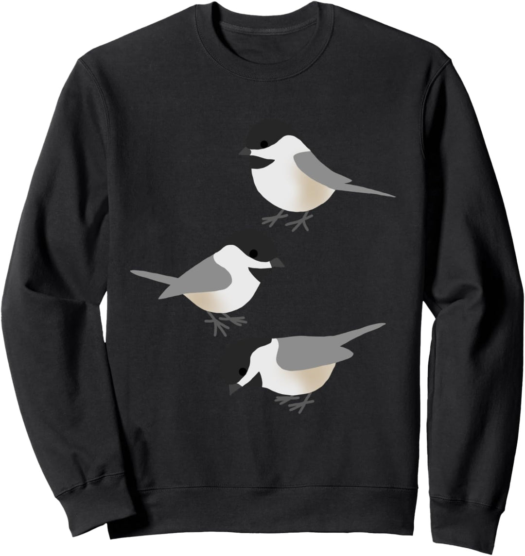 Lustige Vögel Chickadee Sweatshirt