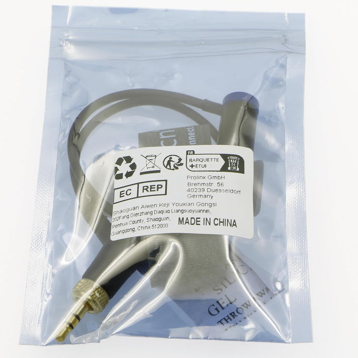 Uonecn Mini-XLR-3-Pin-Stecker auf Rechtwinklig Verriegelbares TRS-3,5-mm-Audiokabel mit Niedrigem Pr