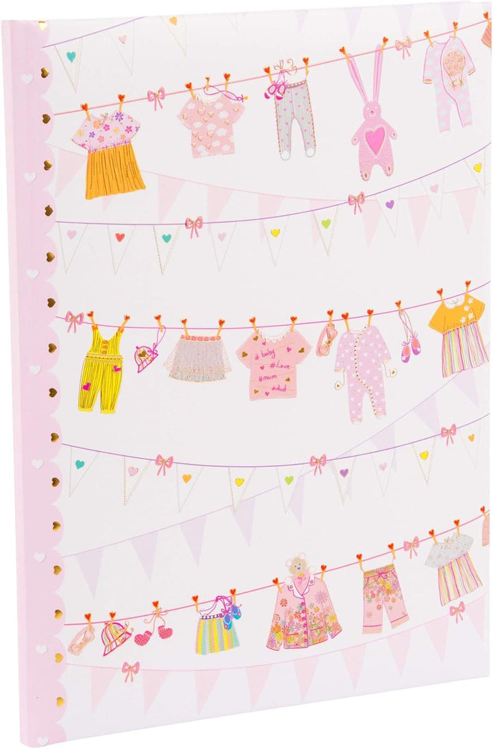 goldbuch 11 457 - Babytagebuch Sweet and Fresh Girl im Turnowsky Design mit 44 illustrierte Seiten,