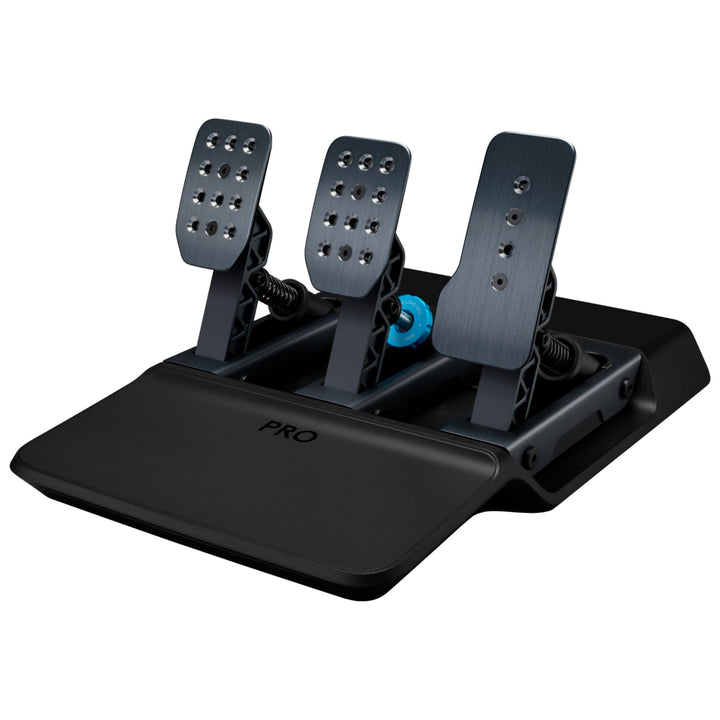 Logitech G PRO Racing Pedals – Pedale für Rennsimulationen; 100 kg Loadcell-Bremse, vollständig pers