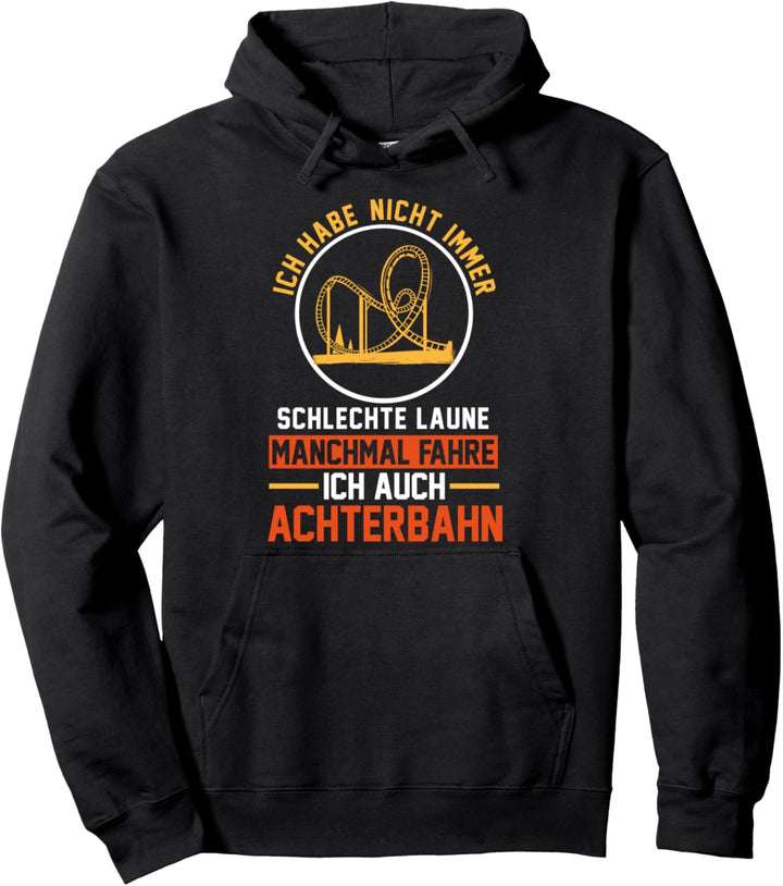 Freizeitpark Vergnügungspark Achterbahn Kirmes Pullover Hoodie