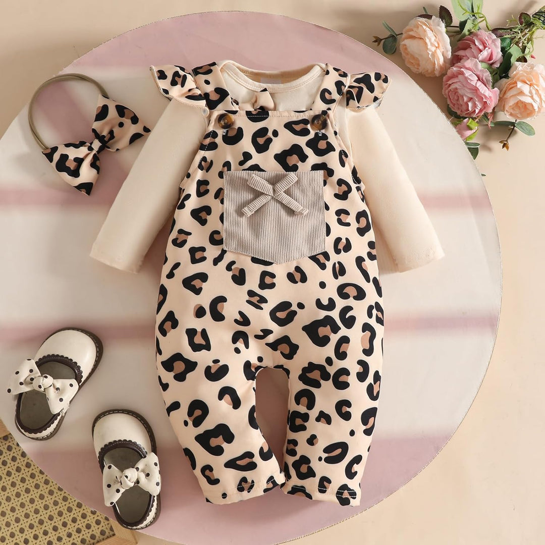 Baby Mädchen Kleidung Floral Tops Body Bär Latzhose Einstellbare Overalls Outfits Set 6-12 Monate Be
