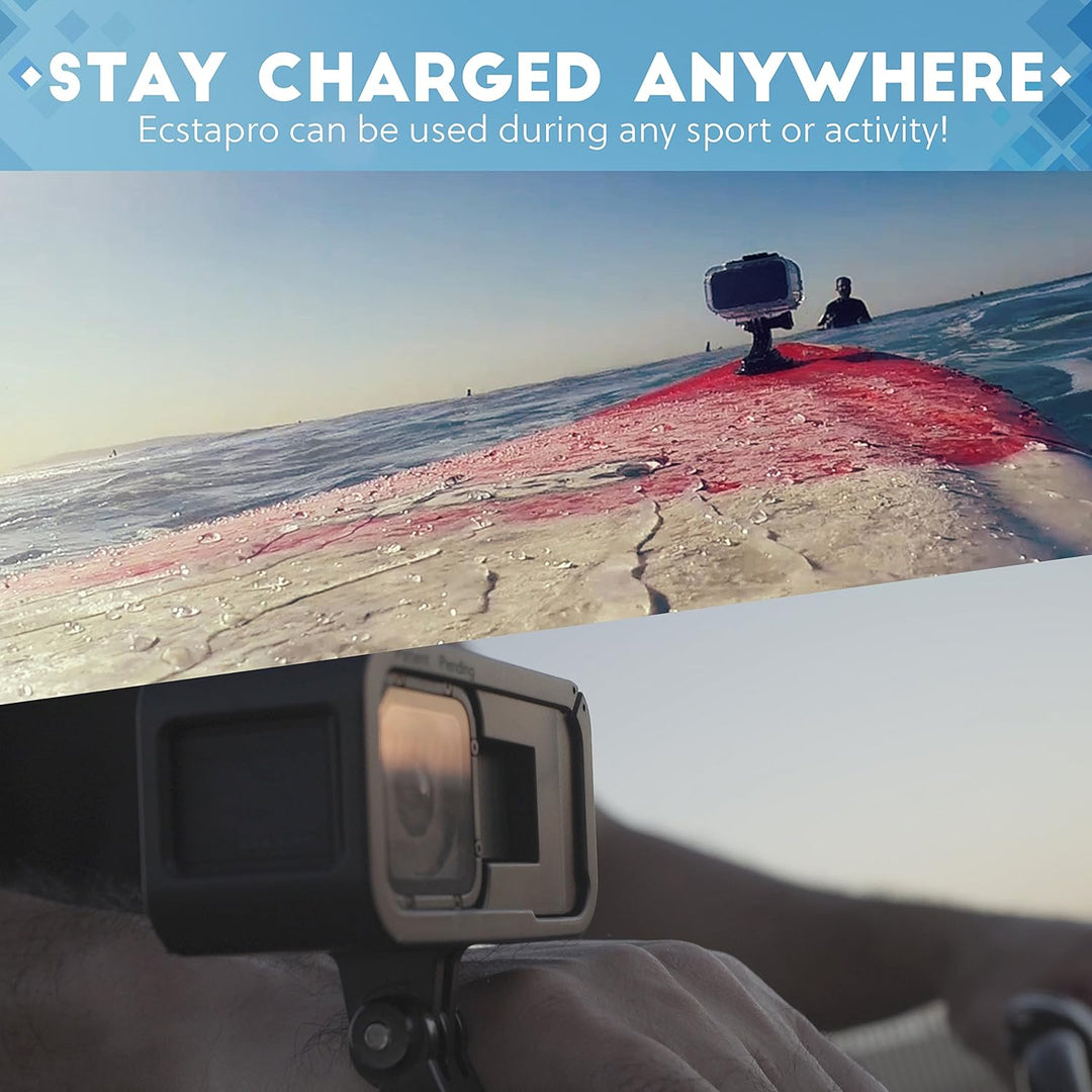 SABRENT Camcorder-Akkus - EcstaPro erweiterte Batterie für GoPro HERO5 Session (GP-KT5S) Battery Ext