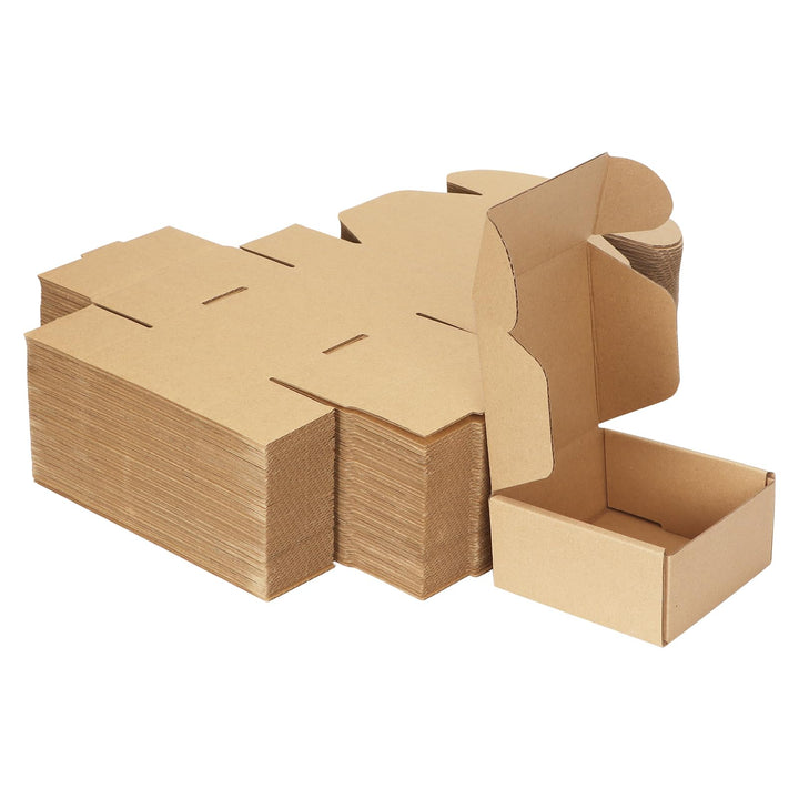HORLIMER 50 Stück Versandkartons Kleine Kartons Boxen, Faltkarton Verpackungskartons für Warensendun