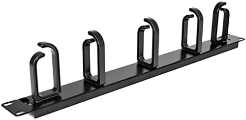 StarTech.com 1HE 19" Metall Kabelführung zur Rack-Montage 1U D-Ringhaken, 1U D-Ringhaken