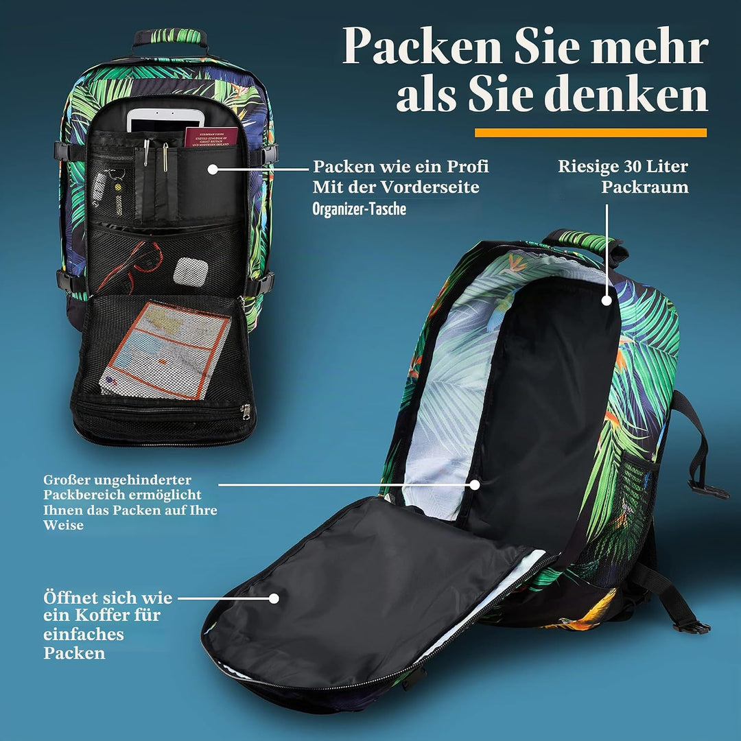 Cabin Max 30L Metz Rucksack - Handgepäck 45 x 36 x 20 cm, mittelgrosser Handgepäckrucksack für Easyj