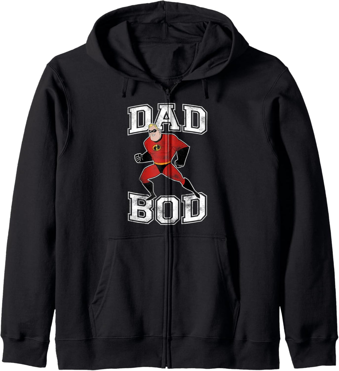 Disney Pixar Incredibles Mr. Incredible Dad Bod Portrait Kapuzenjacke