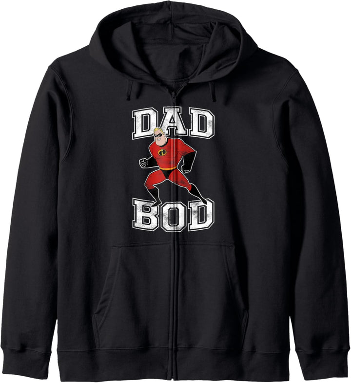 Disney Pixar Incredibles Mr. Incredible Dad Bod Portrait Kapuzenjacke