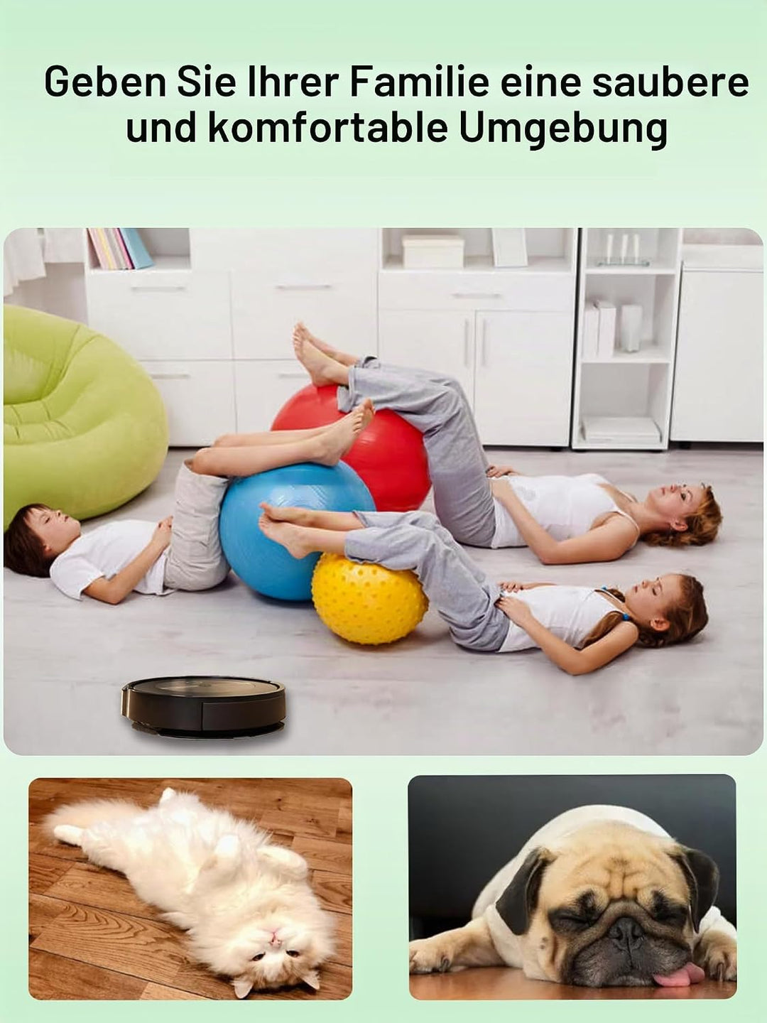Ersatzteile für iRobot Roomba Combo j5+/j8+, Combo i3+/i5+/i8+ | Staubsauger ersatzteilset: 1 Gummiw