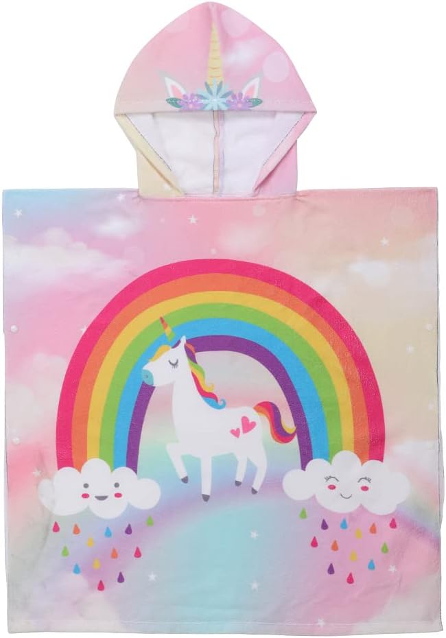 KAKU NANU Badetücher Badehandtuch Kinder, Exquisites Muster Bademantel Badeponcho Badeponcho Kinder
