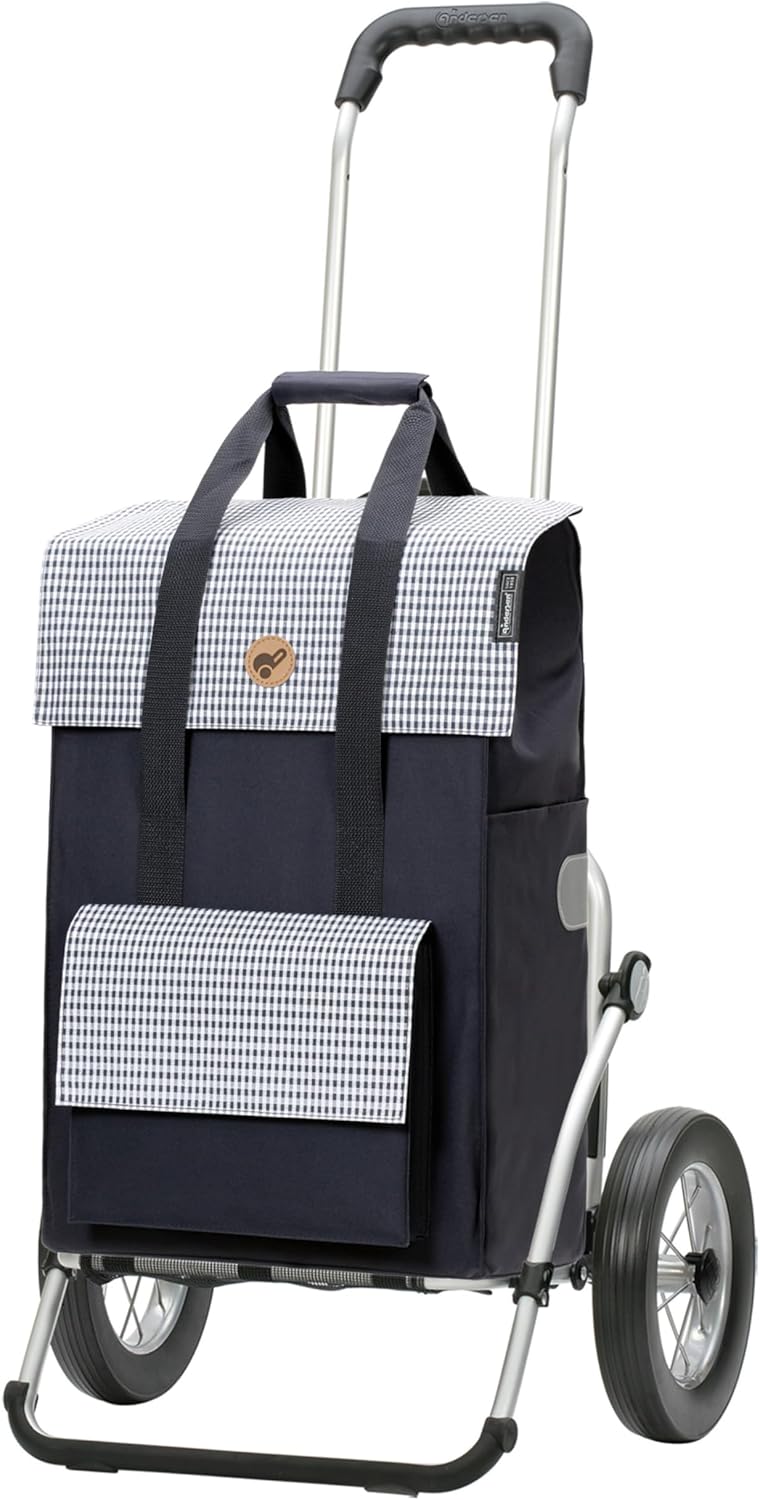 Sondermodell Andersen Einkaufstrolley Royal mit Metallspeichenrad 25 cm und 49 Liter Einkaufstasche