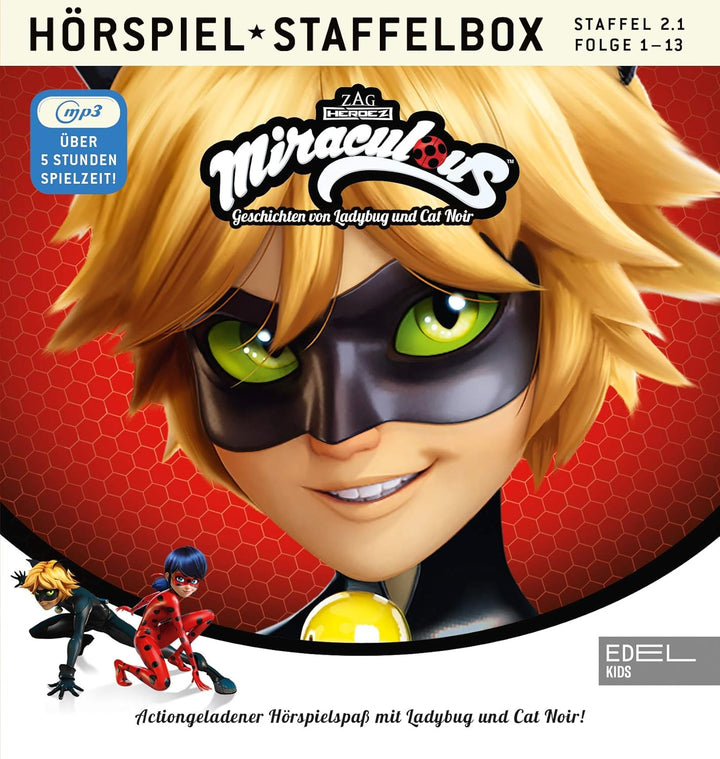 Miraculous - Geschichten von Ladybug & Cat Noir - mp3-Staffelbox 2.1 - Das Original-Hörspiel zur TV-