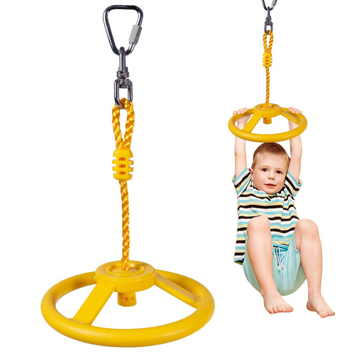 Ninja Rad Klettergerät Schwungrad Slackline Zubehör Outdoor Klettertrainingsgerät Ninja Wheel Affenr