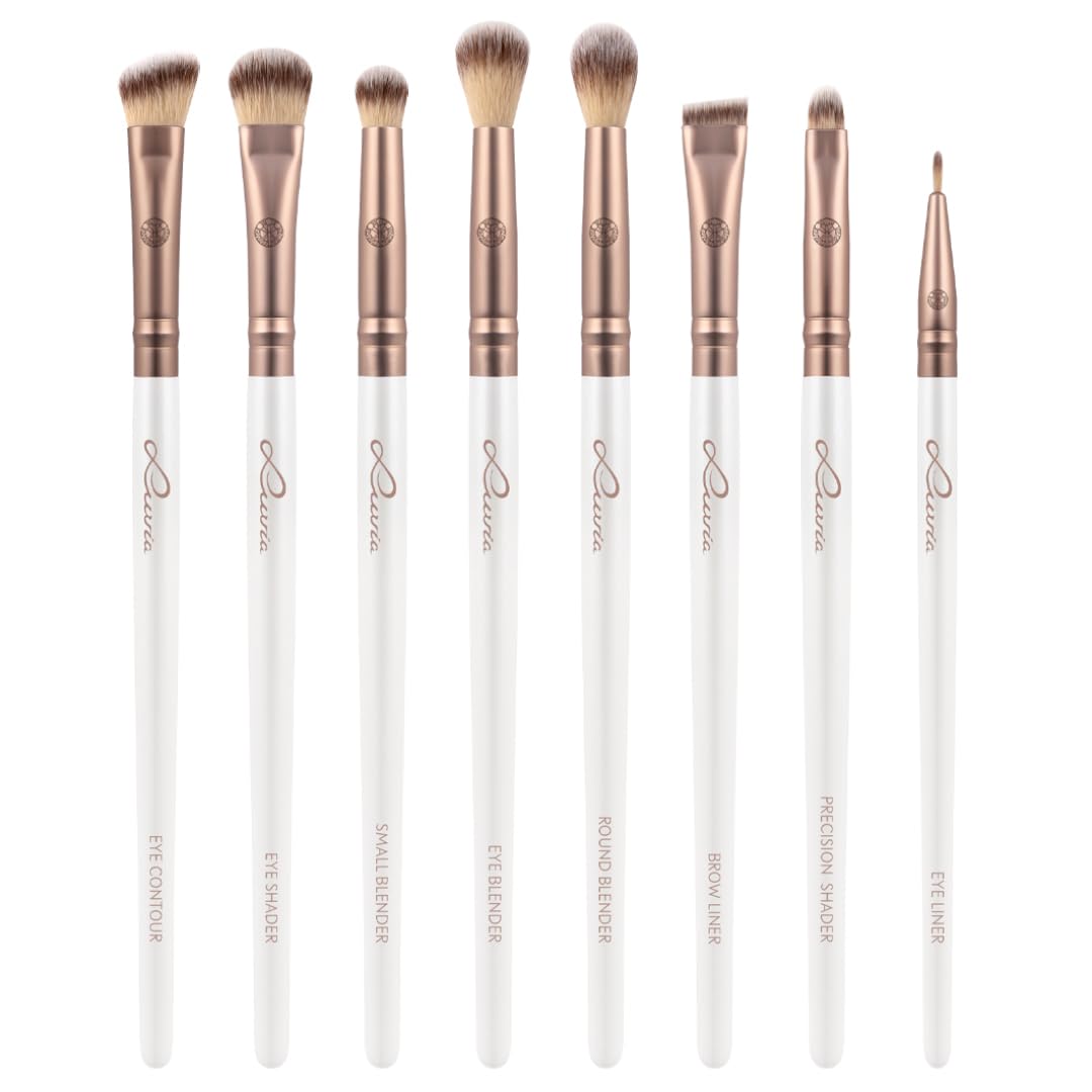 Make-up Pinselset Luvia, Prime Vegan Pro, 12 Schminkpinsel inkl. Pinselaufbewahrung, Blender Schwamm