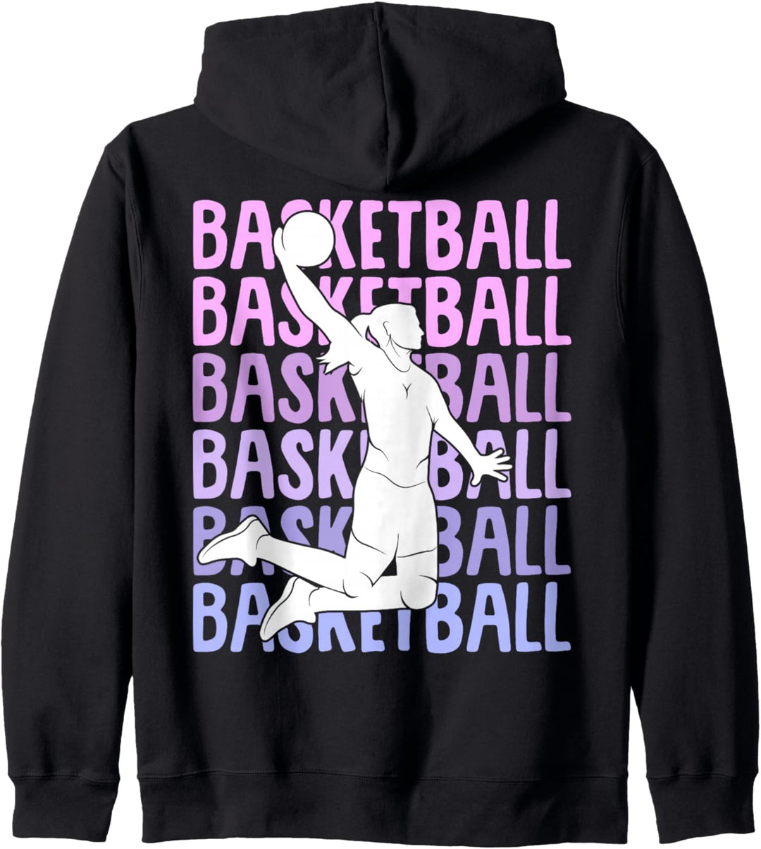 Basketball Mädchen Basketballerin Kinder Damen Kapuzenjacke