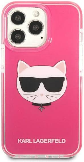 KARL LAGERFELD KLHCP13XTPECPI Hülle für iPhone 13 Pro Max 6,7" hardcase Fuchsie
