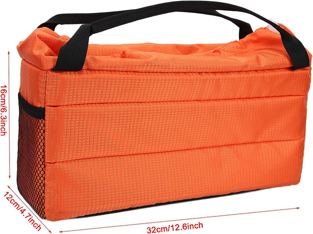 Kameraeinsatztasche, Trennwandschutzhülle mit Deckel und Griff, Professioneller Rucksack, Wasserdich