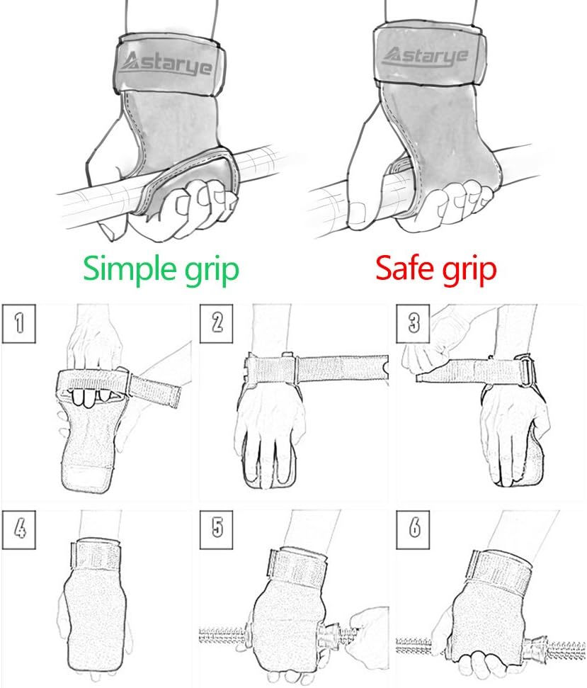 Professionelle Handschuhe für Fitness Unisex-Zughilfen mit extra Grip 800KG