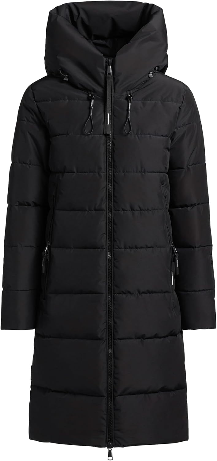 khujo - Damen - Wintermantel - Jilias 4 S 200 Black, S 200 Black