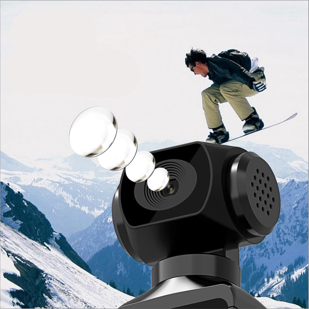 4K-Pocket-Action-Kamera, WiFi-Videocamcorder, 1,3-Zoll-Bildschirm, 16 MP Foto, 270 ° Drehbar, Unters