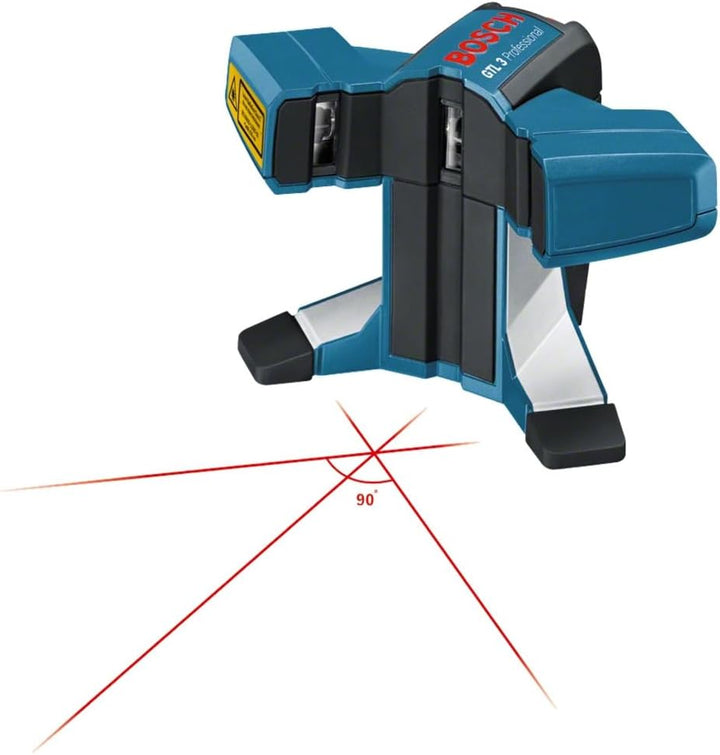Bosch Professional GTL 3, 20 m Arbeitsbereich, IP 54 Staub- und Spritzwasserschutz, Ausrichtscheibe,