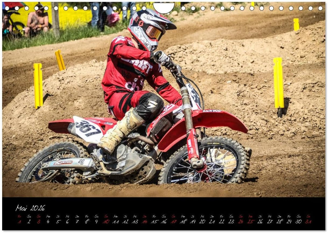 Motocross Racing 2026 (Wandkalender 2026 DIN A4 quer), CALVENDO Monatskalender: Actionreiche Fotos a