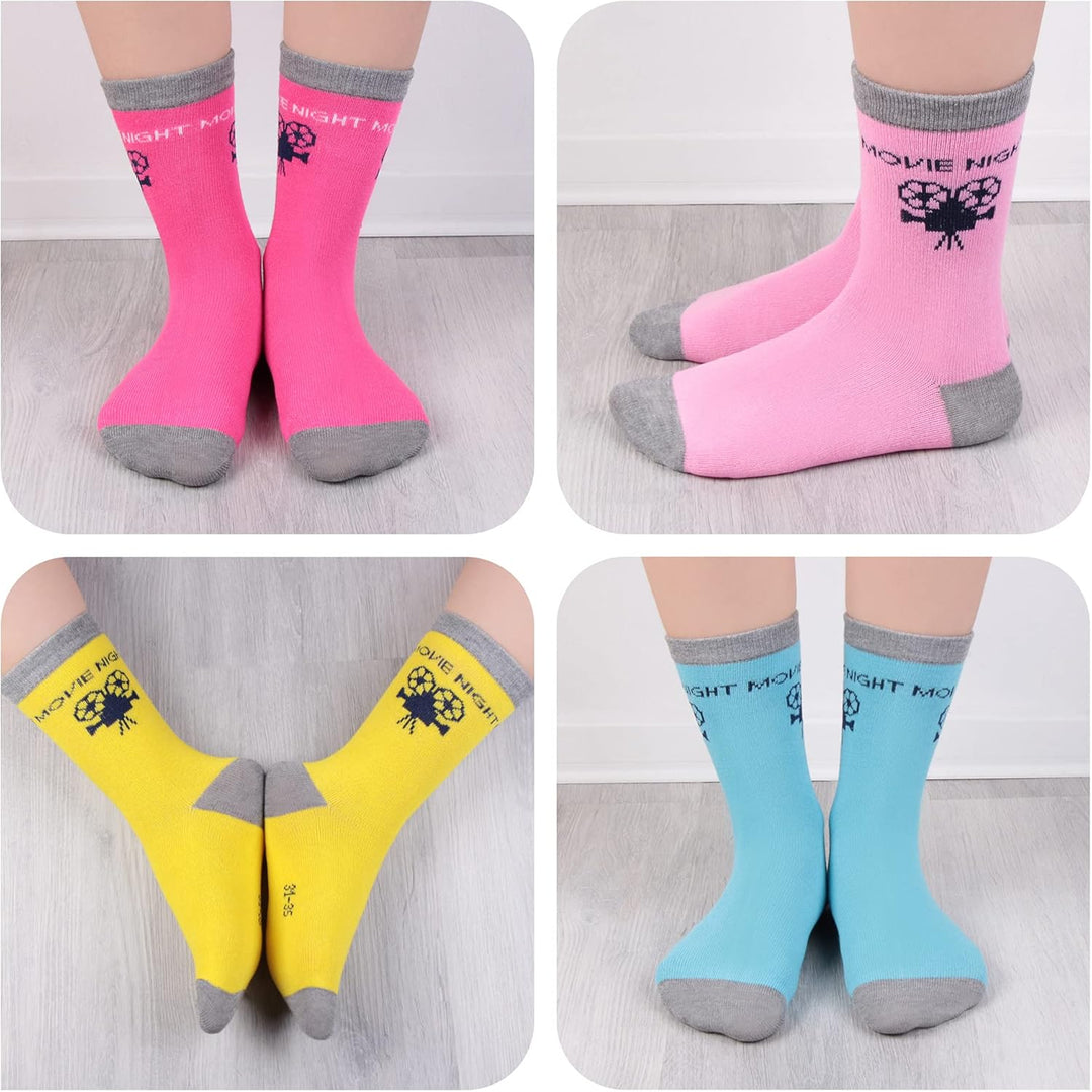 L&amp;K-II 10/12 Paar Pack Jungen Kindersocken Frühling und Sommer Socken mit niedlichen Mustern Mehrfar