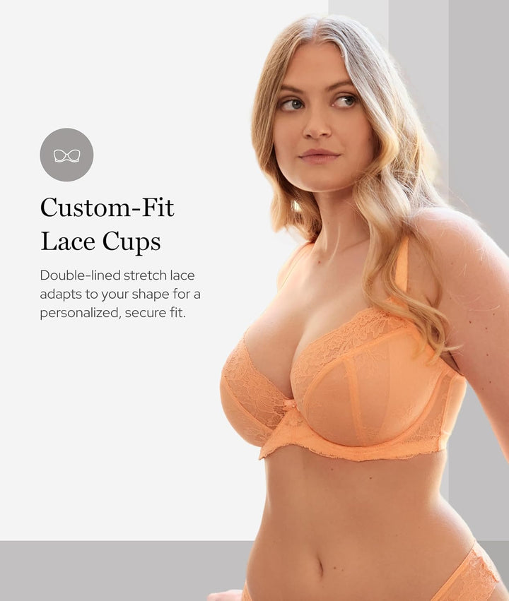 Panache Damen AVA BH, Undurchsichtige 60F Schwarz, 60F Schwarz