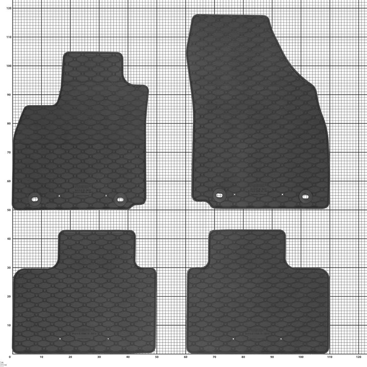 Gummifussmatten und Kofferraumwanne EIN Set passend für MG ZS Hybrid+ ab 2025