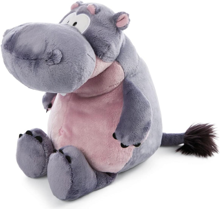 NICI Kuscheltier Nilpferd DJ Nilbert 35cm – Nachhaltiges Plüschtier Nilpferd für Mädchen, Jungen & B