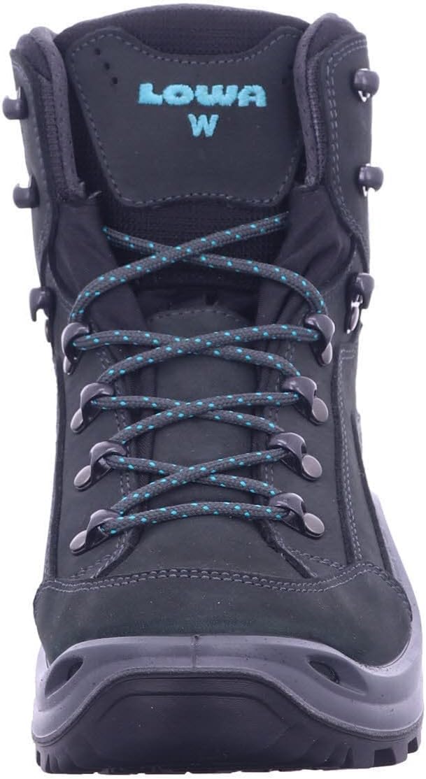 LOWA Renegade GTX MID Unisex Wanderstiefel Outdoor Goretex 43 EU Weit Grau, 43 EU Weit Grau