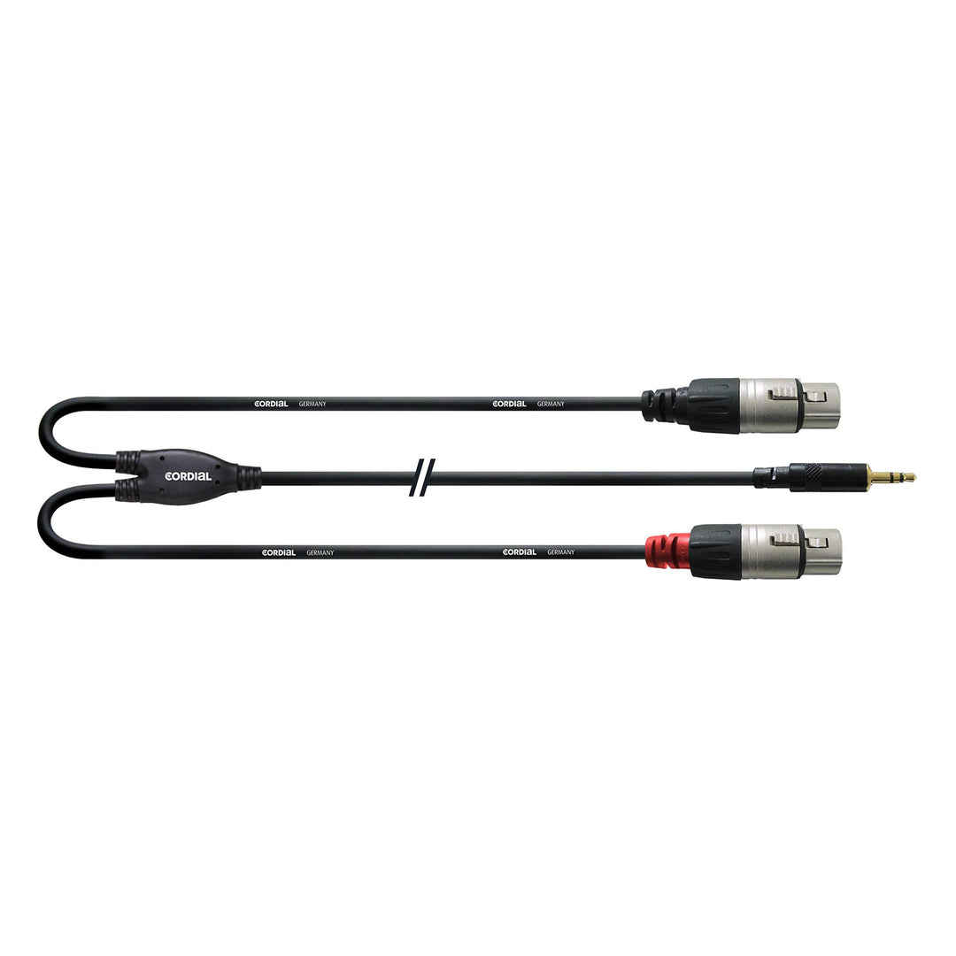 Cordial CFY 3 WFF Y-Adapterkabel 3 m 3 Single, 3 Single
