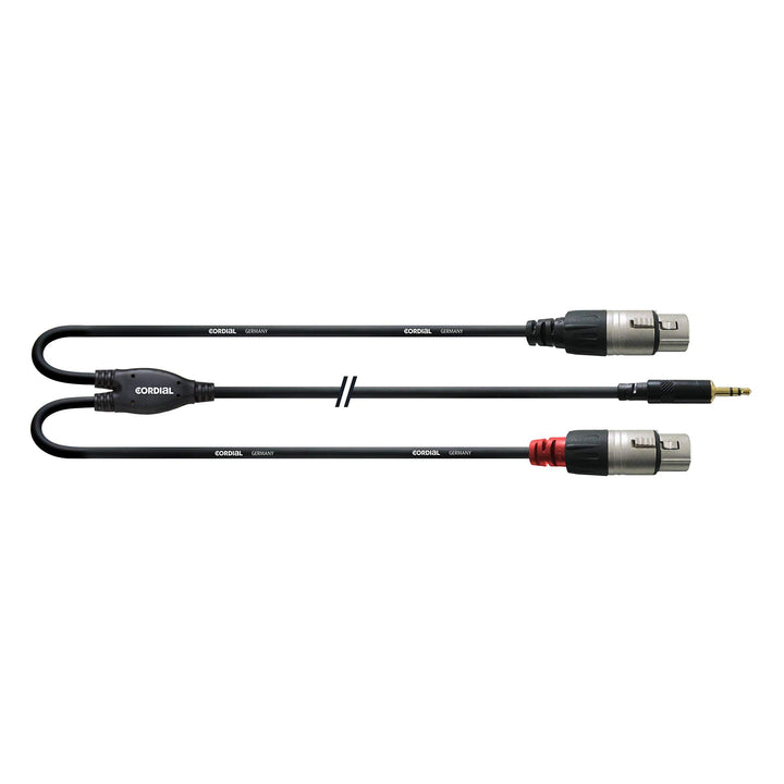 Cordial CFY 3 WFF Y-Adapterkabel 3 m 3 Single, 3 Single