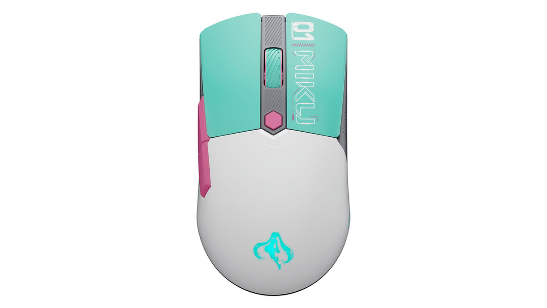 ASUS P521 TG MINI WL Mouse Miku Edition Ratón Gaming Inalámbrico + Bluetooth 12000DPI Verde TUF Gami