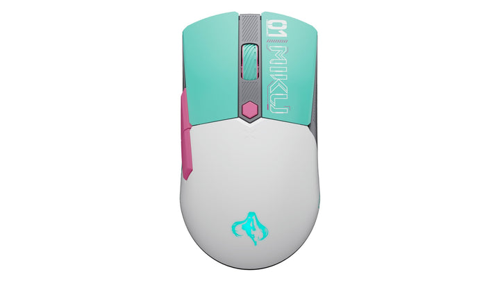 ASUS P521 TG MINI WL Mouse Miku Edition Ratón Gaming Inalámbrico + Bluetooth 12000DPI Verde TUF Gami